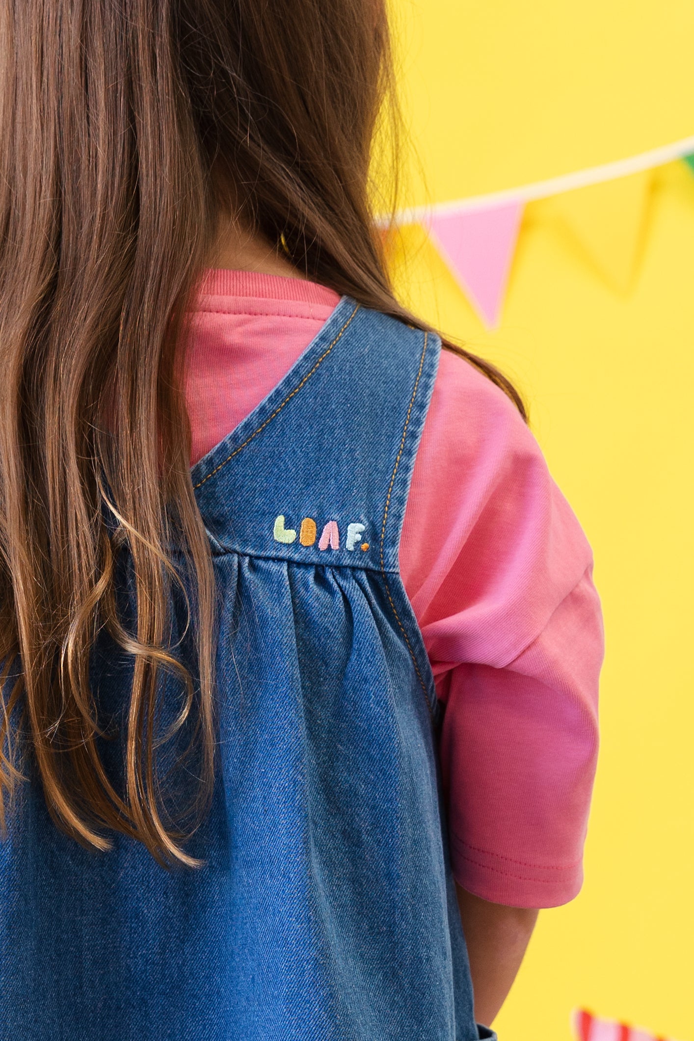 Meadow Denim Pinafore Dress