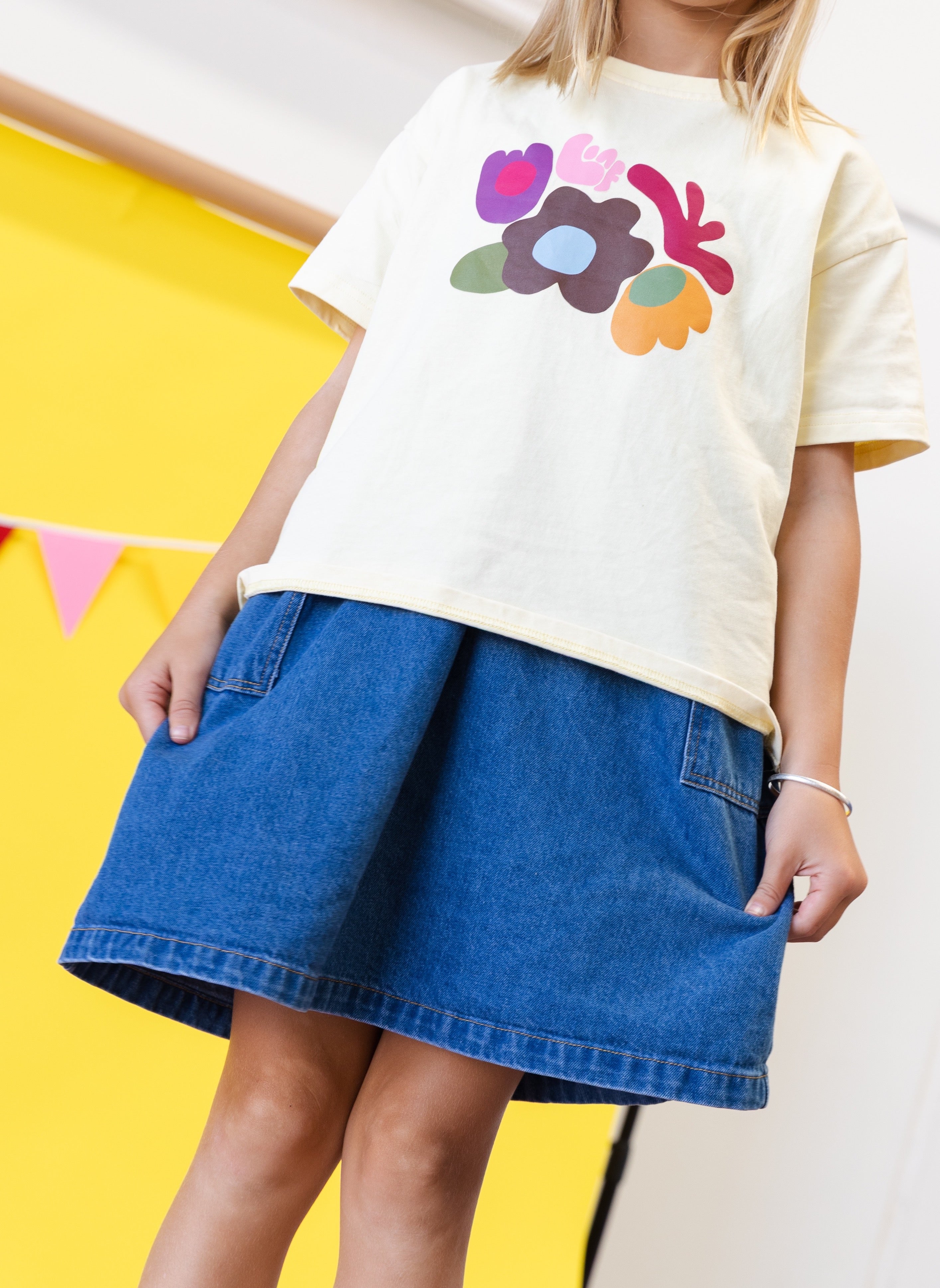 Butter Bloom Cotton Tee