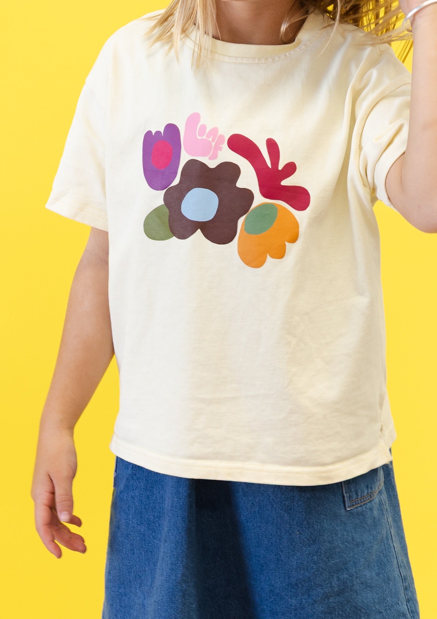 Butter Bloom Cotton Tee