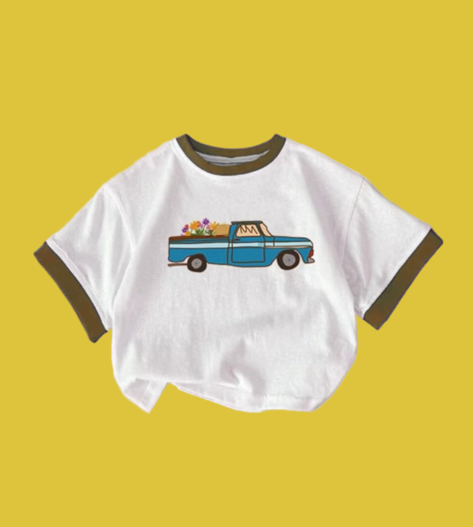 Flower Run Cotton Tee